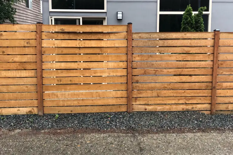 Horizontal Fence Done Wrong
