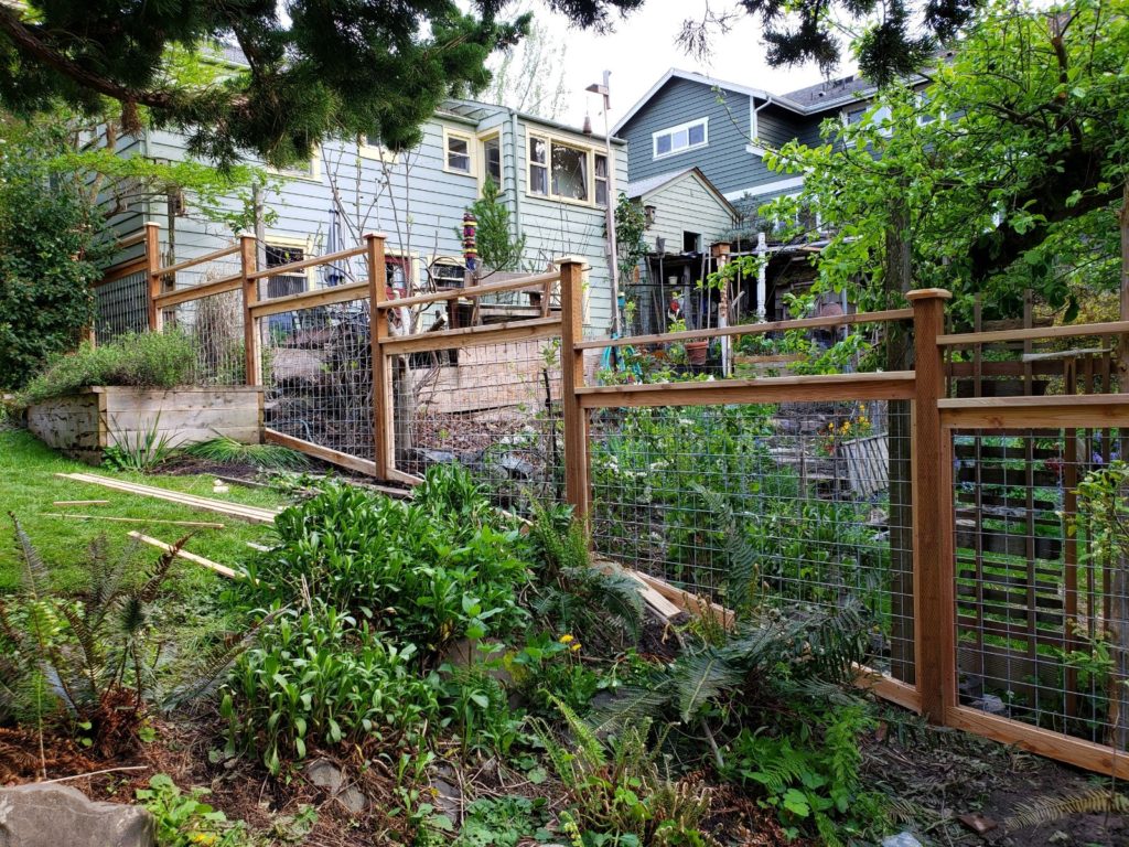Hog Wire Cedar Fence - Bothell - Tukwila