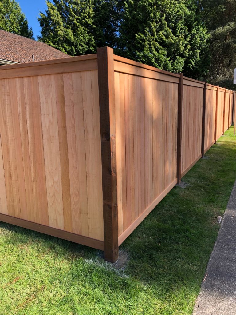 Full Panel Cedar Fence