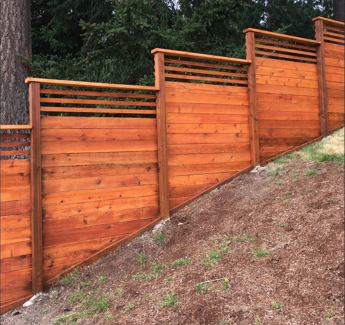 Stained Fence