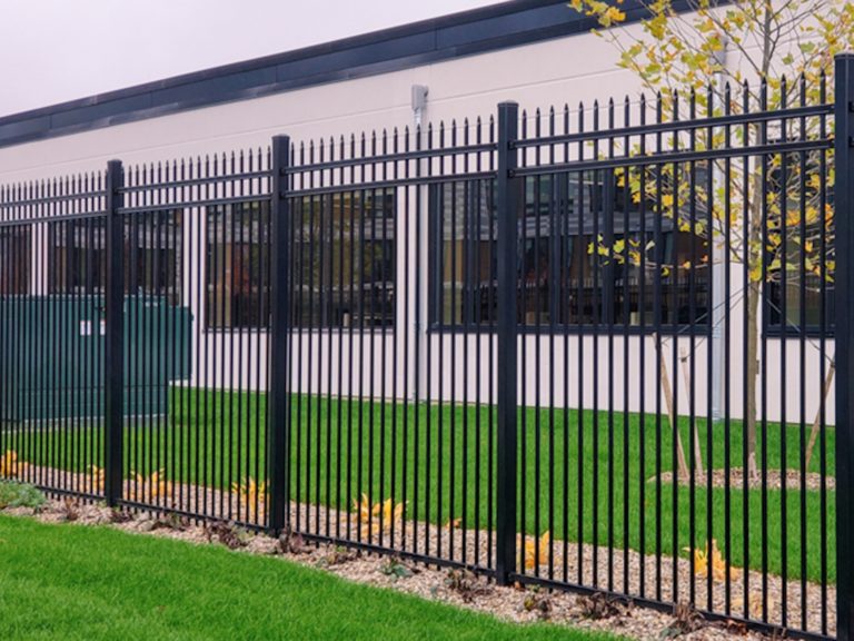 Commercial Classic Steel Fence - Seattle